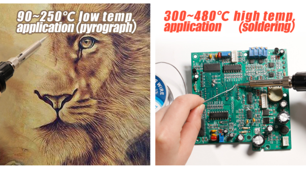 Cautín WEP 928-D 60 Watts / control de temperatura (90°C-480°C)/ Display LCD / Función "Sleep" / base y esponja - Imagen 5