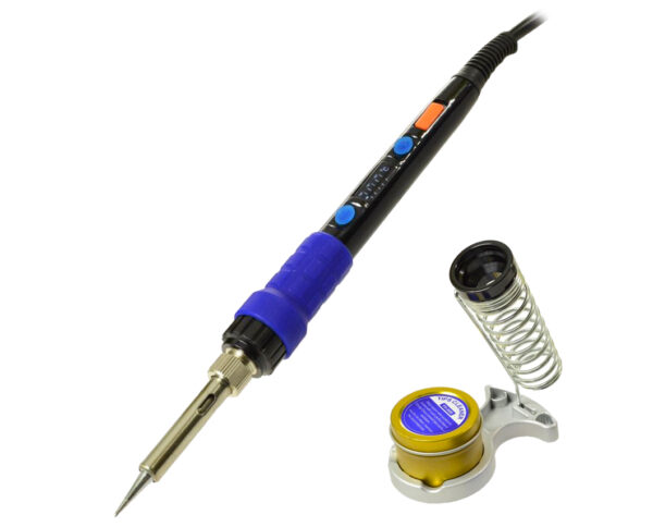 Cautín WEP 928-D 60 Watts / control de temperatura (90°C-480°C)/ Display LCD / Función "Sleep" / base y esponja